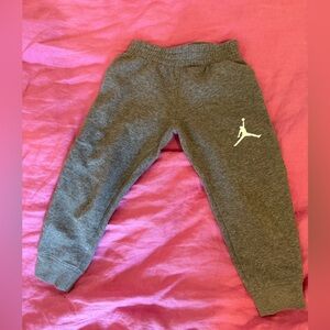 Jordan Gray Jogger Sweatpants with Jumpman Logo-never worn.